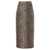 Ganni Ganni Animal Print Long Skirt BROWN