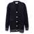 Alexander McQueen Inverted skull cardigan Blue