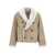 Brunello Cucinelli Leather sheepskin jacket Beige