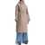 MAX MARA LEISURE Waterproof Trench Coat With Inner Vest TORTORA/BLACK