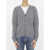 AMI Paris Cashmere Cardigan GREY