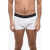 Philipp Plein Homme Boxer With Logoed Band At The Waist Black & White