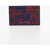 Alexander McQueen Leather Card Holder With Graffiti Pattern Red