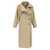 COURRÈGES Courrèges 'Long Oblique' Trench Coat Beige