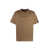 Burberry Burberry Cotton Crew-Neck T-Shirt Brown