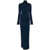 Casablanca Casablanca Long Dress With Curls BLUE