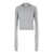 COPERNI Knotted Sleeved Polo Top GREY