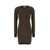 Fendi Fendi Ff Cotton Mini Dress BROWN