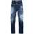 DSQUARED2 DSQUARED2 Distressed Washed-Denim Jeans NAVY BLUE