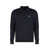 Prada Prada Knitted Wool Polo Shirt BLUE