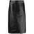 Bally Bally Leather Midi Skirt Black