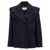 Victoria Beckham 'Pointed Shoulder' coat Blue