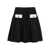 Balmain 'Chiocciola' skirt White/Black