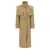 Balmain 'Chiocciola' button trench coat Beige