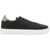 Brunello Cucinelli Hammered Leather Sneakers NERO+AVOLA+FUMO