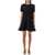 Valentino Garavani Valentino Garavani Mini Ruffled Skirt Dress Black