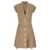 Balmain Balmain 'Chiocciola' Button Dress Beige