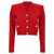 Balmain 'Chiocciola' cardigan Red