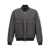 Moose Knuckles 'Alder Mono' bomber jacket Gray