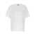 Ganni Rhinestone logo embroidery T-shirt White