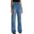 Stella McCartney Buttoned Ripped Jeans With Sl VINTAGE BLUE DENIM