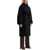 Harris Wharf London LONDON Pressed Wool Robe Coat With Nine Words BLACK