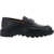 Ferragamo Galles Ornament Loafers BLACK