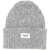 AMISH Beanie Hat With Logo GREY