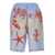 Versace Multicolor Shorts With Seabed Print In Silk Man MULTICOLOR