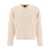 STÜSSY Stüssy V-Neck Sweater With Logo Beige