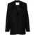 forte_forte Forte_Forte Tailored Jacket In Fishbone–Patterned Wool Black