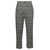 Vivienne Westwood Grey High-Waisted Pants With Check Motif In Viscose And Wool Blend Man GREY