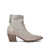 MOMA Moma "Cristallo" Zippered Ankle Boots GREY