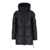 After Label 'Vienna' Black Hooded Down Jacket In Quilted Tech Fabric Woman Black