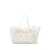 GIANNI CHIARINI Gianni Chiarini Marcella Woven Cotton Shopping Bag WHITE