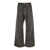 Rick Owens 'Geth' Grey Jeans With Wide Leg And Washed Effect In Denim Man GREY