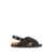 Marni Marni Black Cotton Fussbeet Sandals BLACK/EARTH OF SIENA