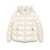 Moncler Moncler White Short Biron Down Jacket Beige