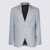 Brunello Cucinelli Brunello Cucinelli Linen Pinstriped Blazer Jacket CLEAR BLUE