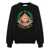 Casablanca Casablanca Sweatshirt In Organic Cotton With Casa Crest Embroidery Black