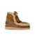 Mou Mou "Eskimo 18 Glitter Logo" Ankle Boots BROWN