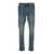 PURPLE BRAND Blue Skinny Faded Jeans In Denim Black BLUE