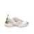 Ghoud Ghōud Mesh Sneakers With Laminated Leather Details WHITE/PLATINUM