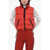 Aspesi Padded Vest With Zip Pockets Red