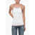 Fendi Jacquard Tank Top With Halter Neck White