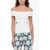 Alexander McQueen Boat Neck Top With Cut Out Detail White