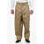 Maison Margiela Mm0 Double-Pleated Pendleton Pants With Checked Inserts Beige