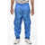 Burberry Cargo Pants With Drawstring Bottoms Blue