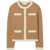 Tory Burch Tory Burch Kendra Camel Wool Cardigan Brown