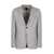 ZEGNA Zegna Single-Breasted Two-Button Jacket GREY